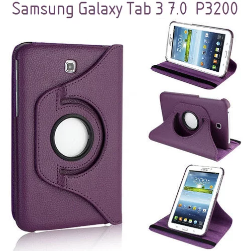  Vrtljivi ovitek / etui / zaščita za Samsung Galaxy Tab 3 7.0 - vijolični