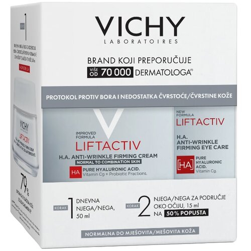 Vichy Winter promo, Liftactiv H.A.krema 50ml, normalna koža + Liftactiv H.A krema za oči 15ml Slike