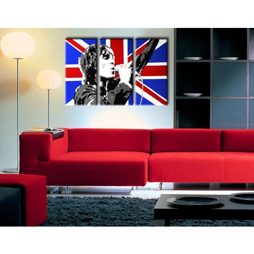  Ročno izdelana slika POP Art Ian Brown 3-delna  (POP ART slike) Cene