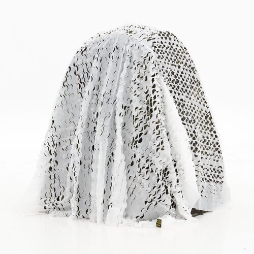BUTEO PHOTO GEAR 3D-Bl&amp;auml;tter Tarnnetz Schnee 2,4x3,0m Slike