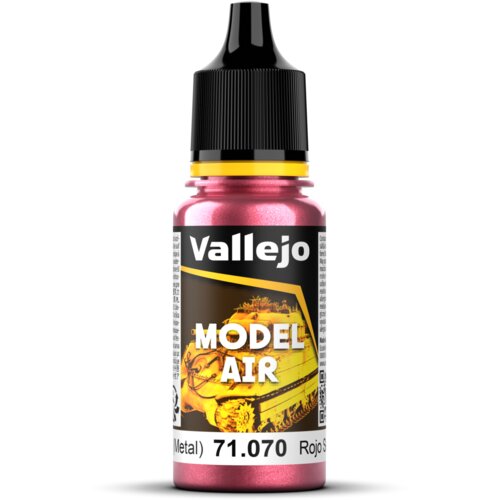 Vallejo model air 070 turn signal red metal Slike
