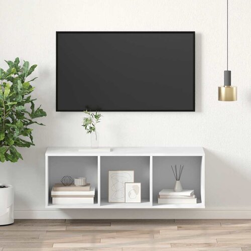  Zidni TV ormarić bijeli 37 x 37 x 107 cm od konstruiranog drva Cene