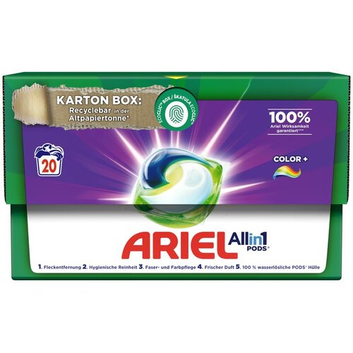 Ariel kapsule tekućeg deterdženta za pranje rublja Color+ All-in-1 PODS, 20 pranja Cijene