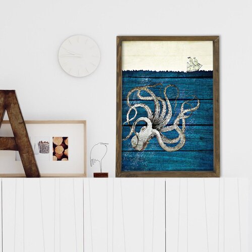 Wallity MZM756 multicolor decorative framed mdf painting Cene