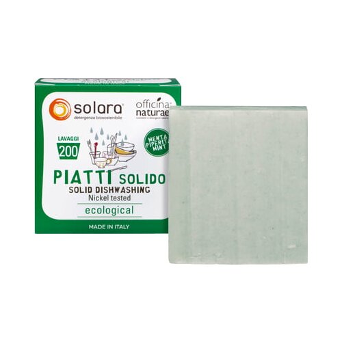 Solara čvrsti deterdžent za pranje posuđa - menta - oblik kocke Slike