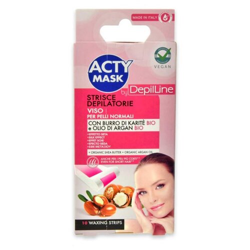 Depil Fruit Depil Line trake ACTY MASK za lice 10/1 Cene