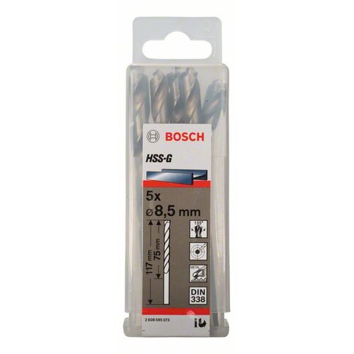 Bosch 2608595073 Burgije za metal HSS-G, DIN 338 Cene