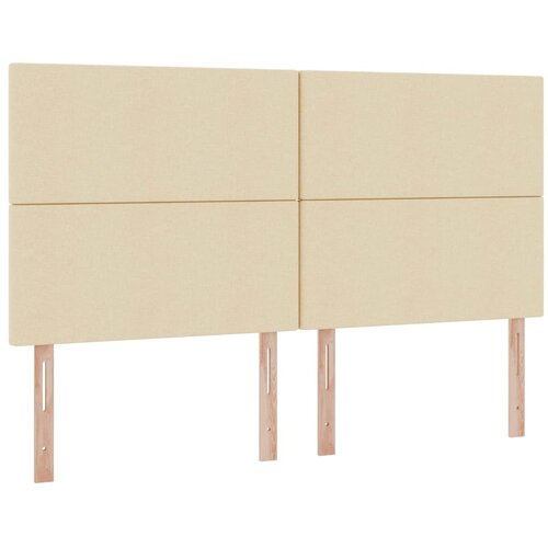  Krevet s od storage s uzglavljem Krema 200 x 200 cm Lažna koža Slike