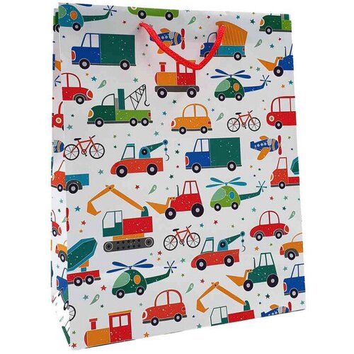 Eureka Velika ukrasna torba za transportne automobile, 26x32x12cm Slike