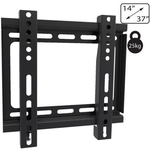 Amiko Nosač zidni za TV prijemnik 14” – 37”, 25 kg, 1D – Wallmaster 14-37 FIX Cijene