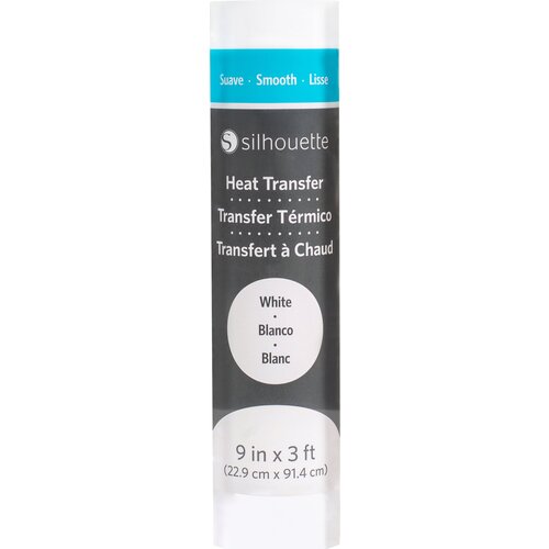 Silhouette Smooth Heat Transfer - 22,9 cm x 0,9 m - White Slike