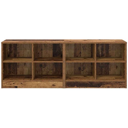  za krevet s policom 2 pcs Staro drvo 66 x 33 x 48 cm - Staro drvo Slike