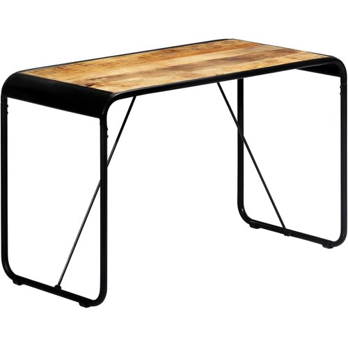 VidaXL Jedilna miza 118x60x76 cm trden robusten mangov les Slike