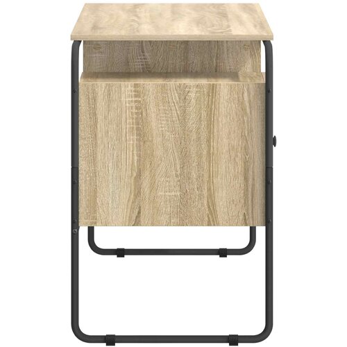  Stol s pohranom Hrast sonoma 120 x 50,5 x 75,5 cm Slike