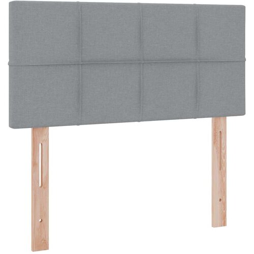  Krevet s madracem i skladi&amp;scaron;tem Svijetlo siva 90 x 200 cm Bar&amp;scaron;un Slike