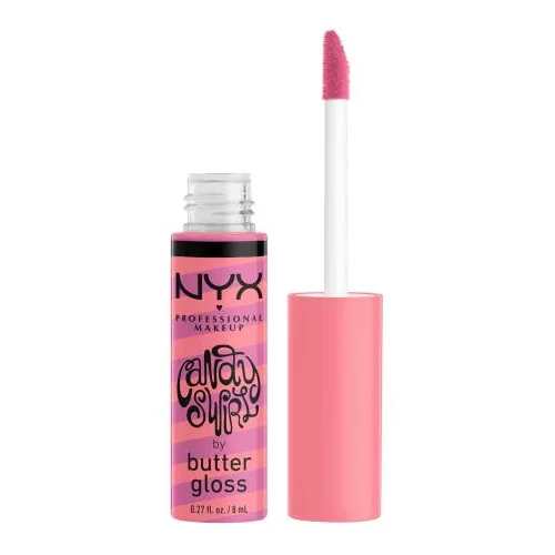 NYX Professional Makeup Butter Gloss Candy Swirl glos za ustnice 8 ml Odtenek 02 sprinkle