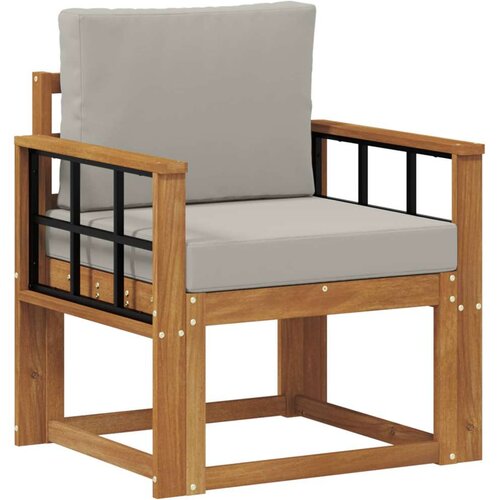  Set vanjskih sofa Čvrsto drvo akacije i poliester Slike