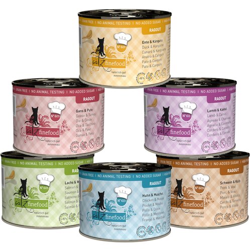 catz finefood Ekonomično pakiranje Ragout 24 x 180 g - Miješano pakiranje (6 vrsta) (24 x 190 g) Cijene