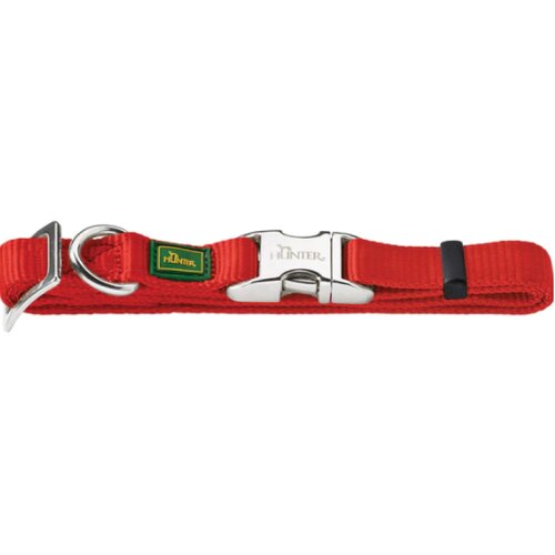 Hunter ogrlica za pse Vario Basic Alu-Strong L, najlon crvena Cene