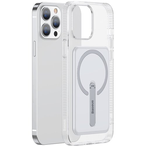 Baseus Magnetno ohišje etuija s stojalom za iPhone 13 Pro 6.1'' 2021 prozorno, (21522537) Cene