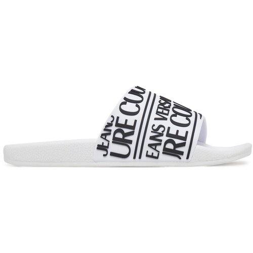 Versace Jeans Couture Natikači 78YA3SQ1 Bela Cene