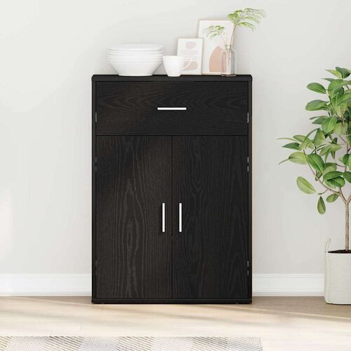  Kreveta s ladicama Crni hrast 60 x 30 x 84 cm Konstruirano drvo Cene
