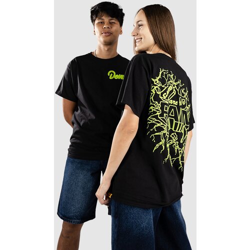 Donut Cap Cracked T-shirt black Slike