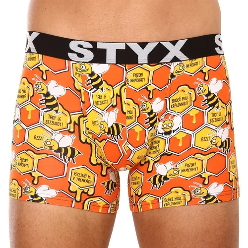 STYX Men's boxers long art sports rubber bees