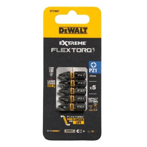 Dewalt DT7386T bit PZ1 25mm 5kom FLEXTORQ Slike