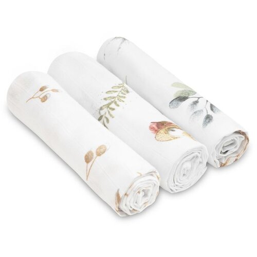 Sensillo Muslin pelene 3 kom &amp;ndash; bijela Slike