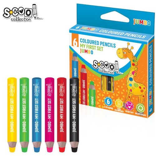 Scool drvene boje jumbo i rezač 1/6 SC2685 Cene