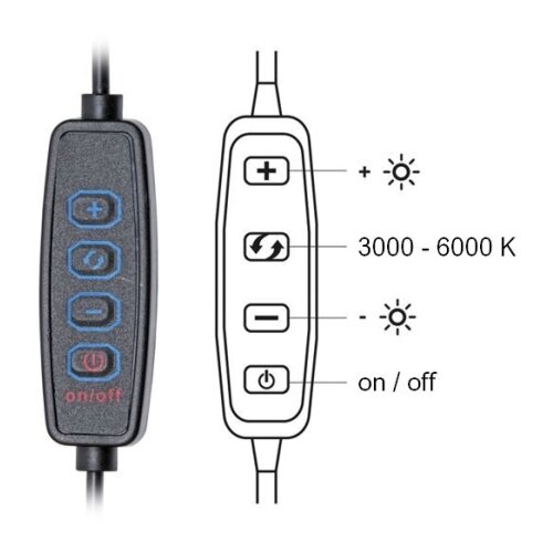  Ecolite LU13C-BI- LED prigu&amp;scaron;iva stona lampa PRIM LED/10W/230V 3000-6000K bela Slike
