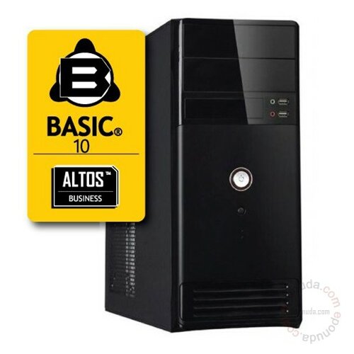 Altos Basic 10, H81/Intel DualCore/2GB DDR3/500GB/DVD/Win 10 računar Slike