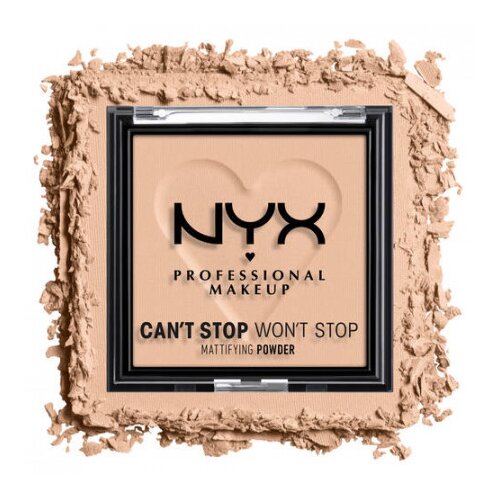NYX Professional Makeup kompaktni puder - Can't Stop Won't Stop Mattifying Powder - Light Medium (CSWSM03) Cene