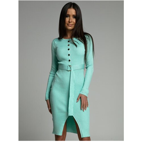 Fasardi Tight mezzo dress with sea slit AZRMCY03200 Slike