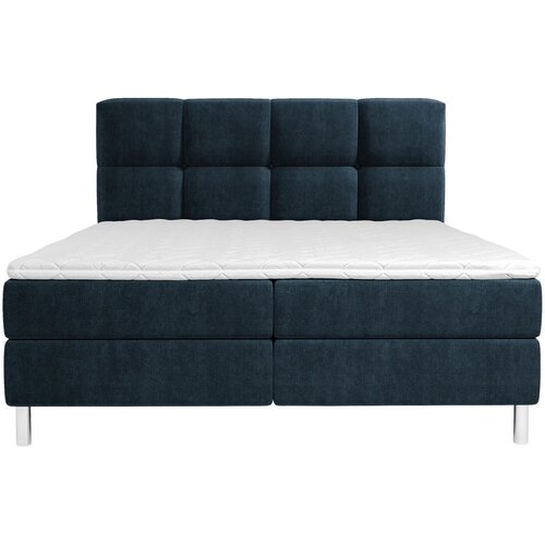Esposa POSTELJA Z VZMETNICO 180 cm x 200 cm , tekstil temno modra Slike