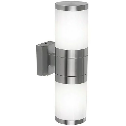 Spoljna Vanjska zidna svjetiljka Xeloo (120 W, 102 x 155 x 370 mm, Srebrne boje, IP44, 2 Kom.)