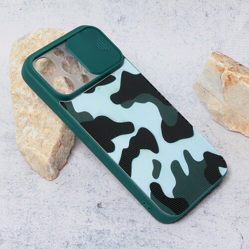 Maska za telefon Camera Army za iPhone 14 Pro Max 6.7 tamnozelena Slike