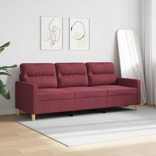  Trosjed od tkanine crvena boja vina 180 cm Slike