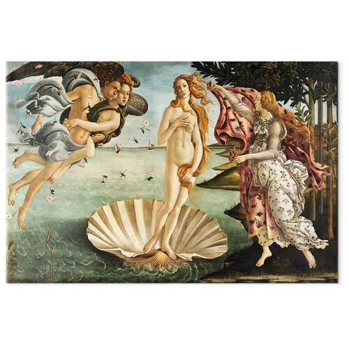  Slika - Sandro Botticelli &amp;ndash; The Birth of Venus 90x60 Akustična Slike