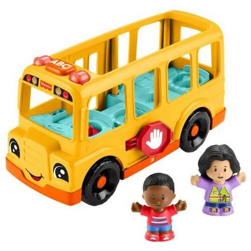 Figure djelovanja Fisher-Price Little People-El autobús escolar-Vehículo de empuje musical HYT03 Cijene