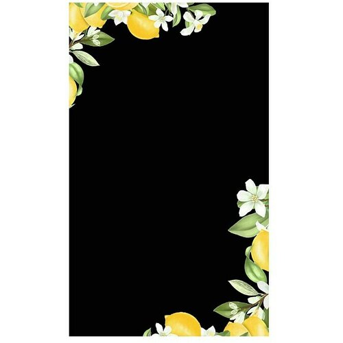 Lepljiva folija za okno Limone (Š x V: 30 x 50 cm, Črna) Cene