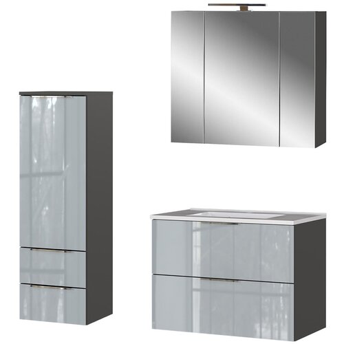 Germania Sivi kupaonski set Crandon 7818 - Cijene