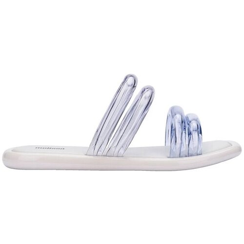 Melissa Sandali & Odprti čevlji Airbubble Slide - White/Clear Bela Cene