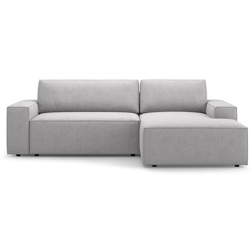 Micadoni Svijetlo siva sklopiva kutna garnitura od bouclé tkanine (s desnim kutom) Jodie – Home Cijene