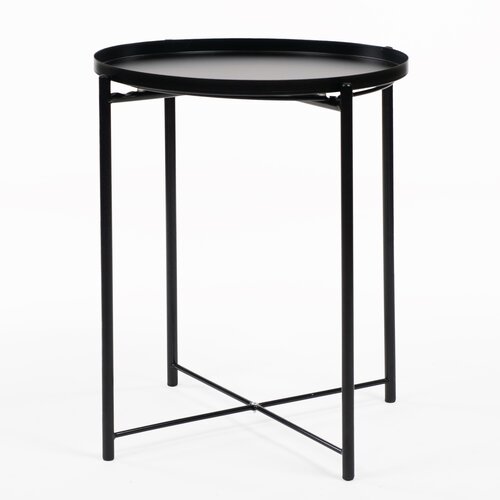 ITALIAN DESIGN NORDIC PLOŠČA ČRNA POMOŽNA MIZA DIA 420*H520mm, (21300118) Cene