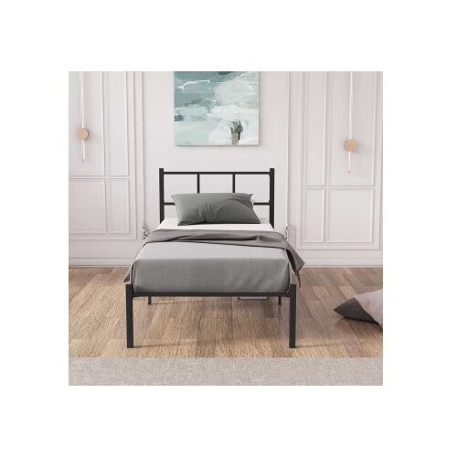 Hanah home Okvir kreveta Cemre, 100x200 cm, crni Slike
