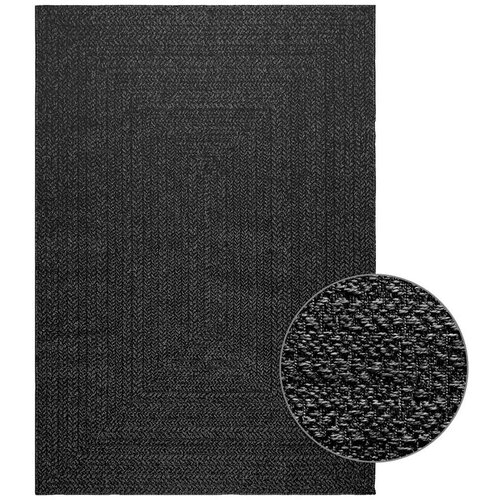 vidaXL Preproga ZIZUR antracit 140x200 cm videz jute notranja/zunanja Cene