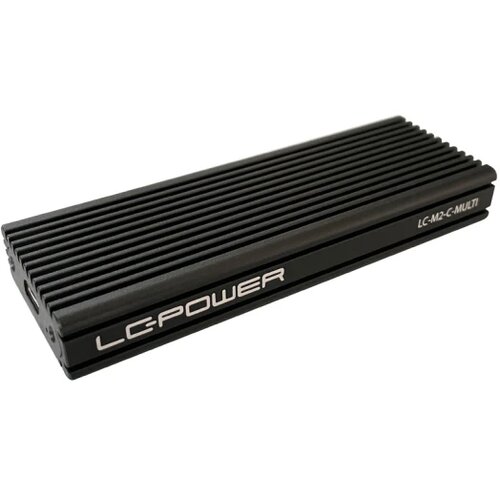 LC-Power LC-M2-C-MULTI-2USB 3.2 Gen. 2x1 Type C M.2SSD Enclosure,SATA&nvme Cijene