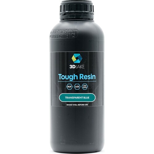 3DJAKE Tough Resin Transparent Blau - 1.000 g Slike